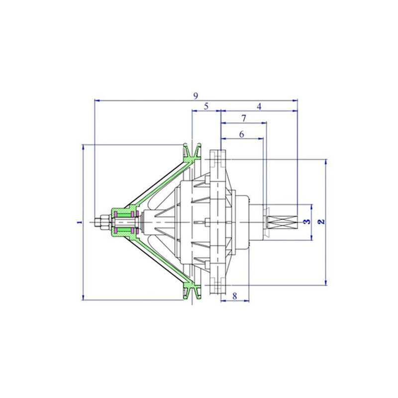 Tvättmaskin transmission